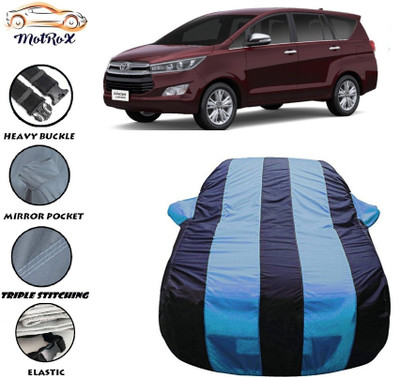 MoTRoX Car Cover For Toyota Innova (With Mirror Pockets)(Blue, Blue)