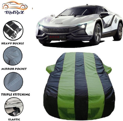 MoTRoX Car Cover For Maruti Suzuki S-Presso (With Mirror Pockets)(Green, Blue)
