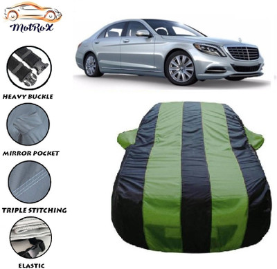 MoTRoX Car Cover For Mercedes Benz S-Class (With Mirror Pockets)(Green, Blue)