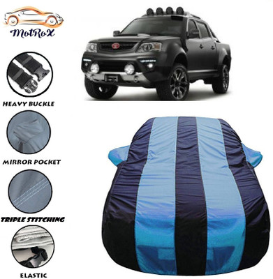 MoTRoX Car Cover For Tata Xenon XT (With Mirror Pockets)(Blue, Blue)