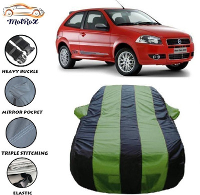 MoTRoX Car Cover For Fiat Palio NV (With Mirror Pockets)(Green, Blue)