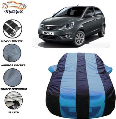 MoTRoX Car Cover For Tata Bolt (With Mirror Pockets)(Blue, Blue)
