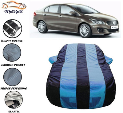 MoTRoX Car Cover For Maruti Suzuki Ciaz (With Mirror Pockets)(Blue, Blue)