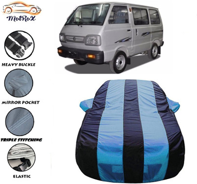 MoTRoX Car Cover For Maruti Suzuki Omni (With Mirror Pockets)(Blue, Blue)