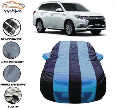 MoTRoX Car Cover For Mitsubishi Outlander (With Mirror Pockets)(Blue, Blue)