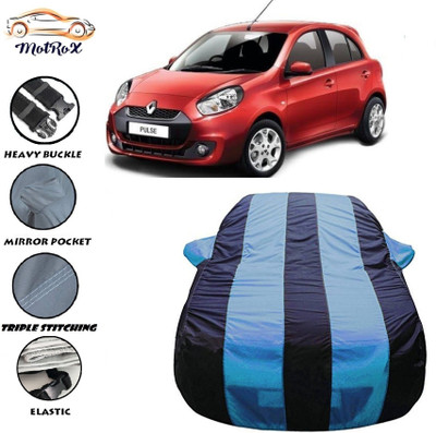 MoTRoX Car Cover For Tata Q502 (With Mirror Pockets)(Blue, Blue)