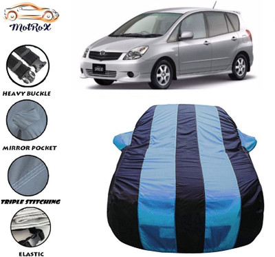 MoTRoX Car Cover For Toyota Spacio (With Mirror Pockets)(Blue, Blue)