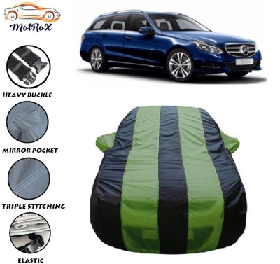 MoTRoX Car Cover For Mercedes Benz E250 (With Mirror Pockets)(Green, Blue)