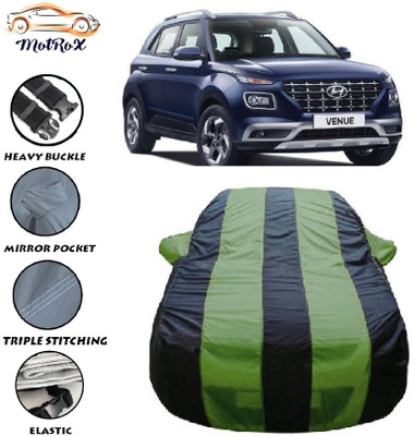 MoTRoX Car Cover For Honda WRV (With Mirror Pockets)(Multicolor)