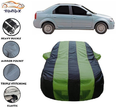 MoTRoX Car Cover For Tata Indigo CS (With Mirror Pockets)(Green, Blue)