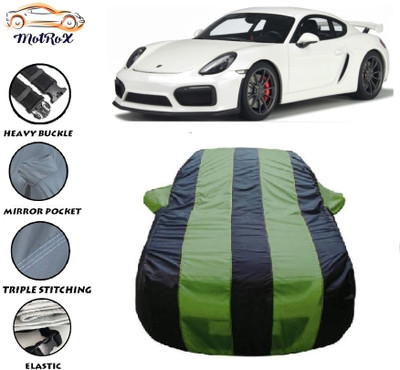 MoTRoX Car Cover For Porsche Cayman (With Mirror Pockets)(Green, Blue)