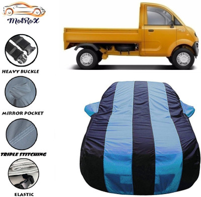 MoTRoX Car Cover For Mahindra Jeeto (With Mirror Pockets)(Blue, Blue)