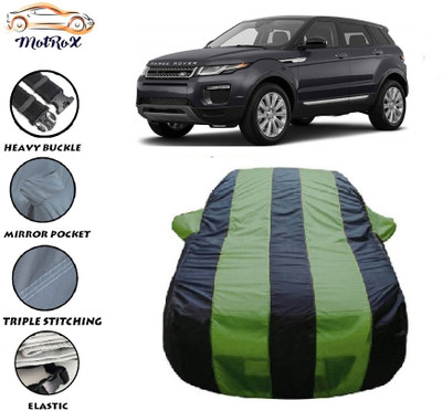 MoTRoX Car Cover For Land Rover Evoque (With Mirror Pockets)(Green, Blue)