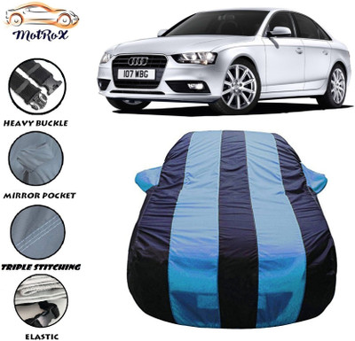 MoTRoX Car Cover For Audi S4 (With Mirror Pockets)(Blue, Blue)