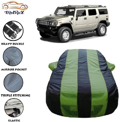 MoTRoX Car Cover For GM Hummer H3 (With Mirror Pockets)(Green, Blue)