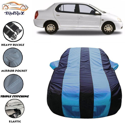 MoTRoX Car Cover For Tata Indigo (With Mirror Pockets)(Blue, Blue)