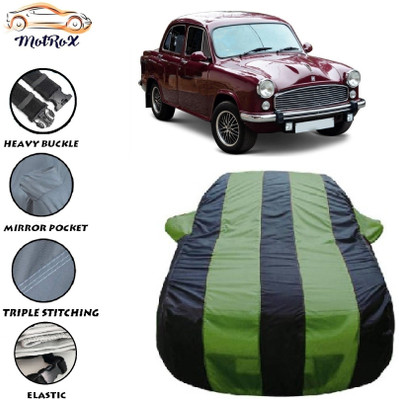 MoTRoX Car Cover For HM Ambassador 2.0D (With Mirror Pockets)(Green, Blue)