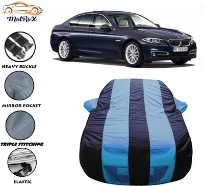 MoTRoX Car Cover For BMW 5 Series (With Mirror Pockets)(Blue, Blue)