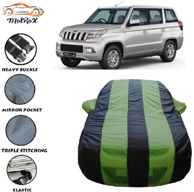 MoTRoX Car Cover For Toyota C-HR (With Mirror Pockets)(Green, Blue)