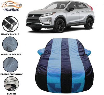 MoTRoX Car Cover For Toyota Estima (With Mirror Pockets)(Blue, Blue)