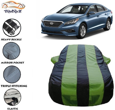 MoTRoX Car Cover For Tata Sonata (With Mirror Pockets)(Green, Blue)