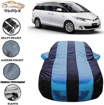 MoTRoX Car Cover For Toyota Previa (With Mirror Pockets)(Blue, Blue)