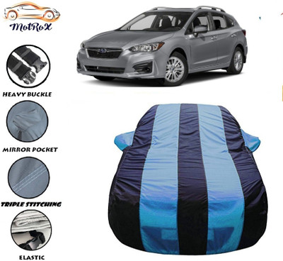 MoTRoX Car Cover For Mitsubishi Lancer Evolution (With Mirror Pockets)(Blue, Blue)
