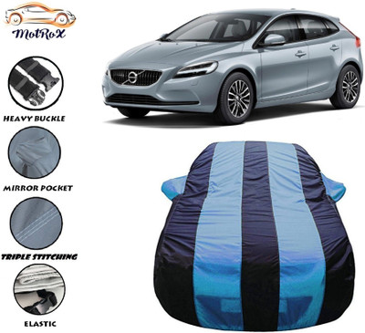 MoTRoX Car Cover For Volvo V40 (With Mirror Pockets)(Blue, Blue)