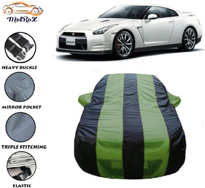 MoTRoX Car Cover For Nissan GT-R (With Mirror Pockets)(Green, Blue)