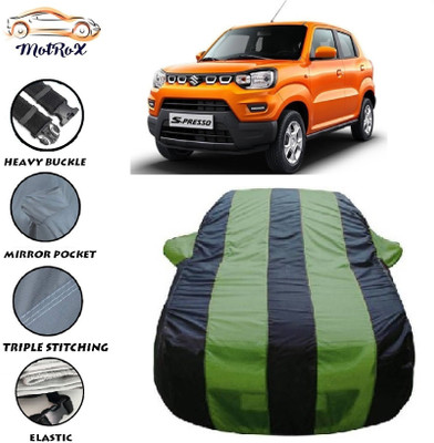 MoTRoX Car Cover For Kia SELTOS (With Mirror Pockets)(Green, Blue)