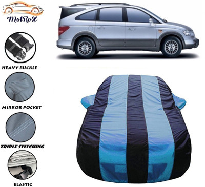 MoTRoX Car Cover For SsangYong Rodius (With Mirror Pockets)(Blue, Blue)