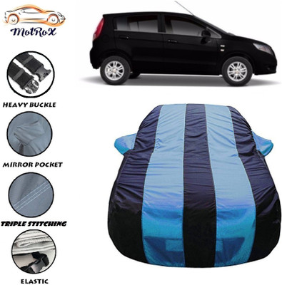 MoTRoX Car Cover For Chevrolet Sail UVA (With Mirror Pockets)(Blue, Blue)