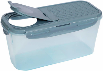 jm group Plastic Cereal Dispenser  - 1500 ml(Grey)