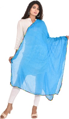 Nakoda Creation Pure Cotton Solid Women Dupatta