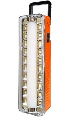 Buylink High Quality 60 High-Bright LED Light with Android Charging Support Rechargeable Emergency 7 hrs Lantern Emergency Light(Orange)