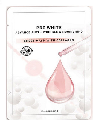 Modicare pro white sheet mask with collagen(25 ml)