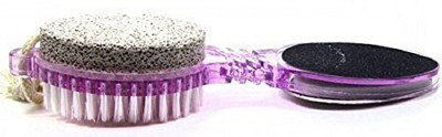 Viratretail 4 In 1 Multi Use Pedicure Paddle Brush - 4 Step Pedicure(Multicolor)