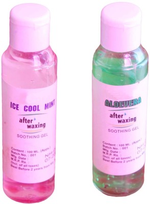 Zhunmun After wax Gel Soothing (ice cool mint and alo vera flavour)- Pack of 2 Cream(200 ml)