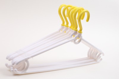 kdtraders _kdt87 Plastic Saree Pack of 12 Hangers For  Saree(Yellow)