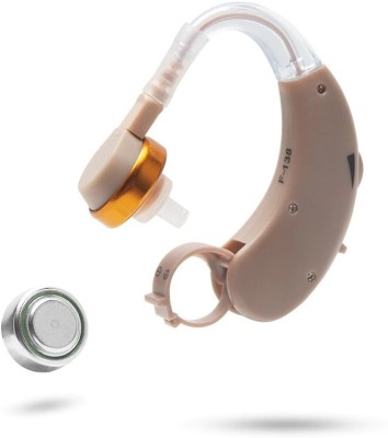 Enlinea Sound Hearing Amplifier Machine F-138 Behind the Ear Hearing Aid(Beige)
