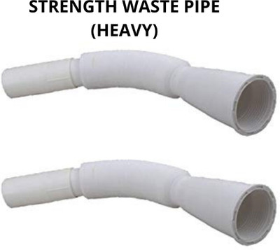 PBROS Flexible PVC Waste Drain Pipe for Wash Basin & Sink - 2 piece Hose Pipe - 2 PACK OF WASTE DRAIN PIPE Hose Pipe(50 cm)