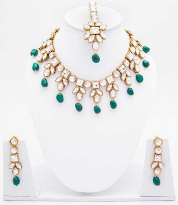 CATALYST Alloy Copper Green Jewellery Set(Pack of 1)