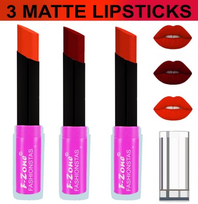 F-Zone Soft & Smooth Touch Velvet Matte Lip Color Combo 08(Multicolor, 10.5 g)