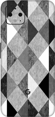 Vcare GadGets Google Pixel 4 Mobile Skin(Black, Grey)