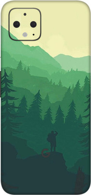 Vcare GadGets Google Pixel 4 Mobile Skin(Green)