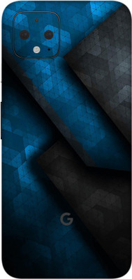 Vcare GadGets Google Pixel 4 Mobile Skin(Black, Blue)