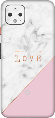 Vcare GadGets Google Pixel 4XL Mobile Skin(White, Pink)