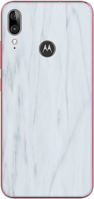 Vcare GadGets Motorola e6s Mobile Skin(White)