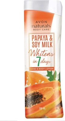 AVON Naturals Hand & Body Lotion (Papaya & Soy Milk)(200 ml)