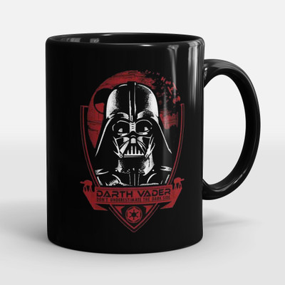 Sublikraft Darth Vader Printed Ceramic Coffee Mug(330 ml)